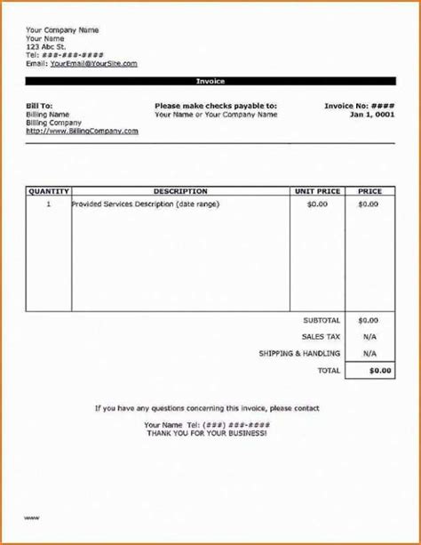 Libre Office Invoice Template Download