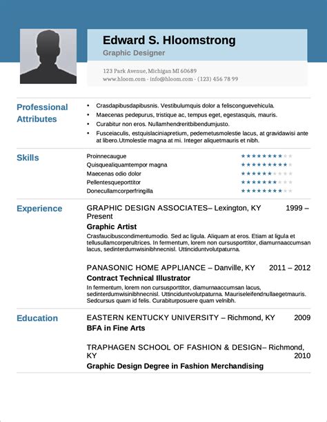 LibreOffice Resume Template