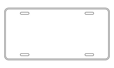 License plate template software