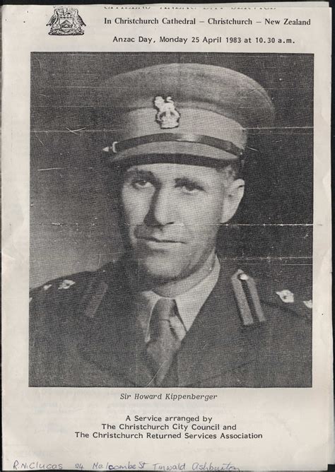 Lieutenant General Sir Howard Kippenberger