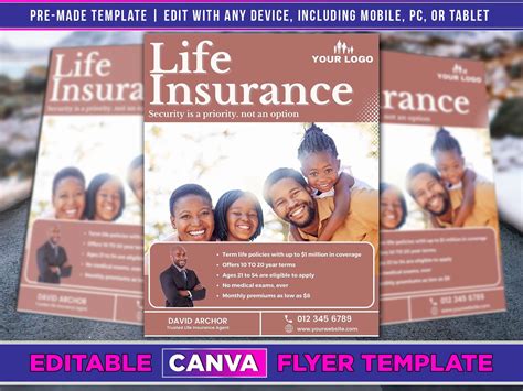 Life Insurance Flyer Template