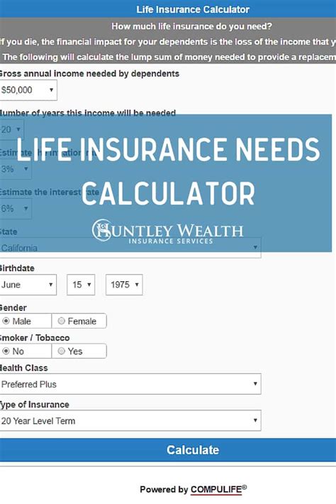 Life Insurance Needs Calculator 1