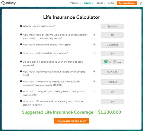 Life Insurance Needs Calculator 5