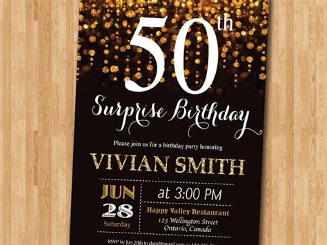 Life is a Journey 50th Birthday Invitation