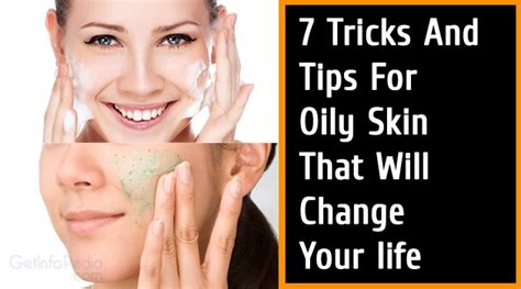 Lifestyle changes for oily skin