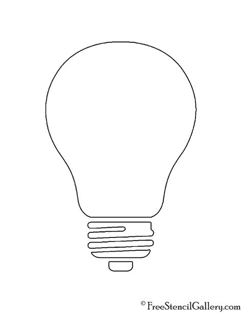 Light Bulb Template