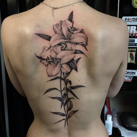 Lily flower tattoo design inspiration