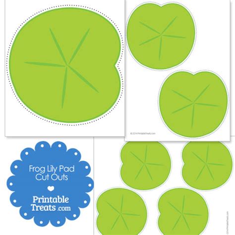 Lily Pad Printable Templates For Kids