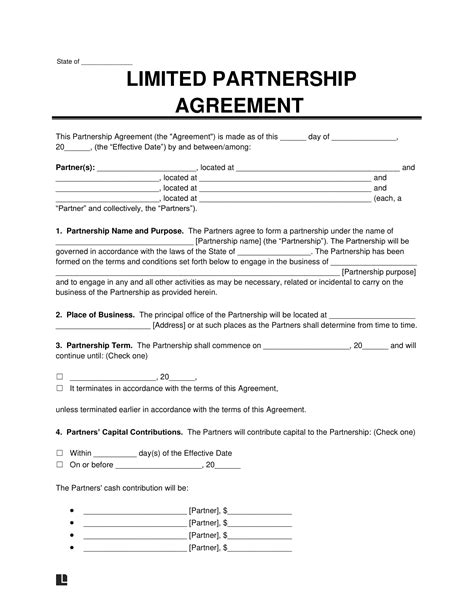 Limited Partnership Agreements