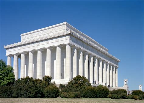 Lincoln Memorial Architectural Details Symbolism