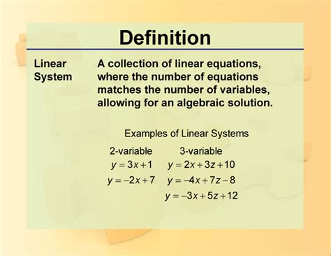 Linear Systems