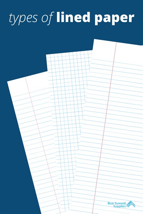 Lined paper variety