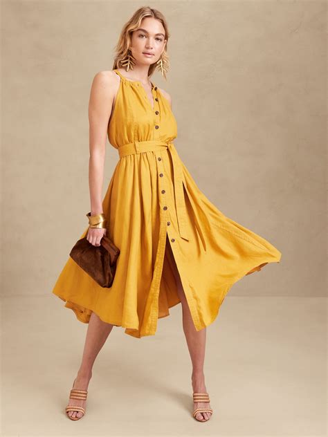 Linen Midi Dresses