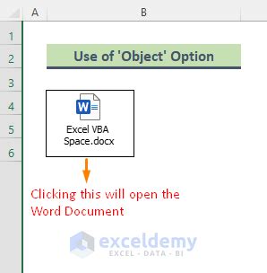 Linking an Excel file in Word