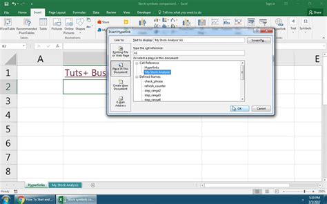 Linking to an Excel file in Word