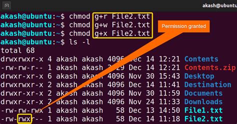 Linux Chain Command Example 6