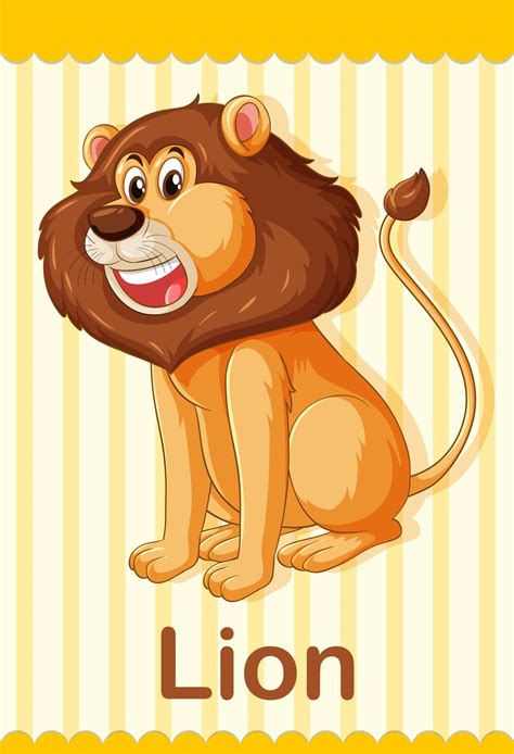 Lion Flashcard