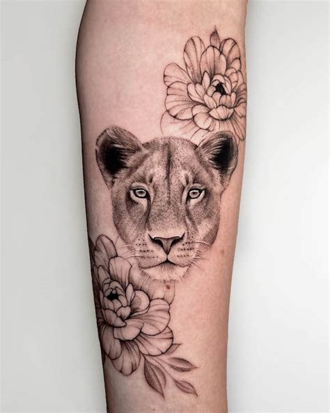 Lioness tattoo gallery