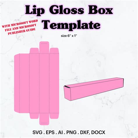 Technical Considerations for Lip Gloss Box Template Design and Printing