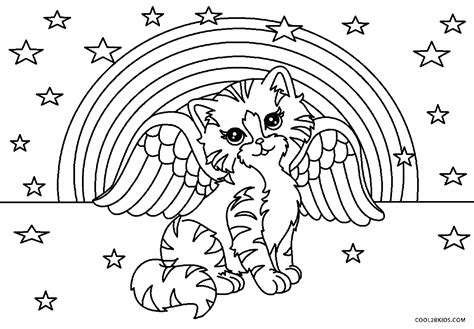 Lisa Frank Rainbow Coloring Page