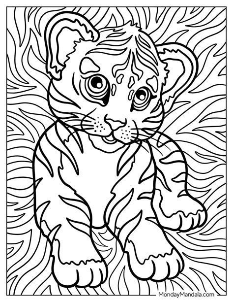 Lisa Frank Zebra Coloring Page