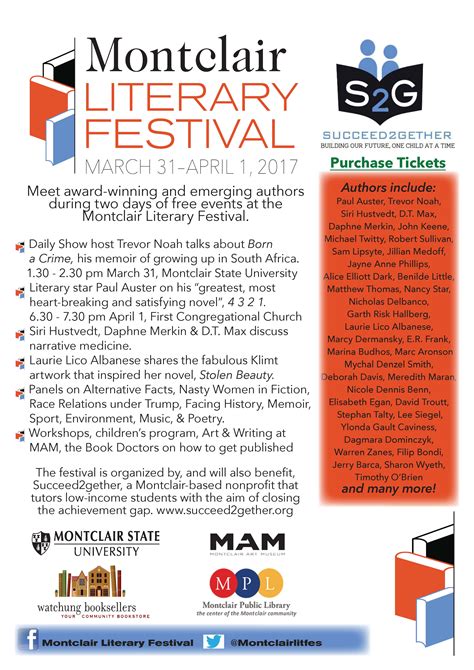 Literary Festival Flyer