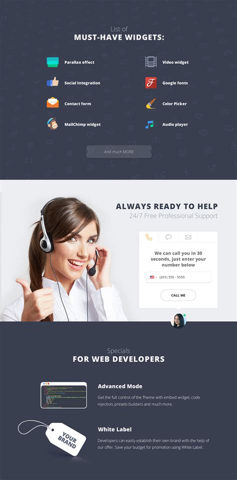 Littest Responsive Landing Page Template