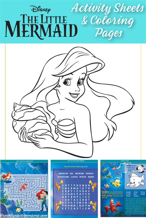 Little Mermaid Printable Activity Sheets