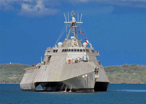 Littoral Combat Ship sailing in the ocean