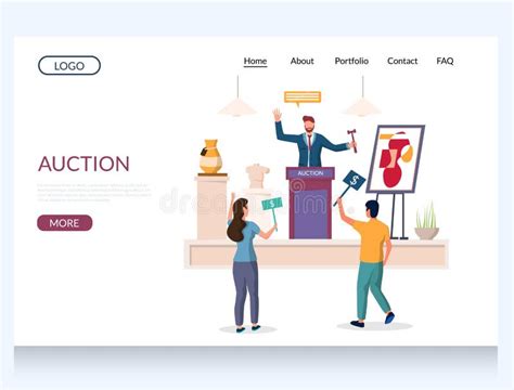 Live Auction Website Template Designs Gallery Image 1