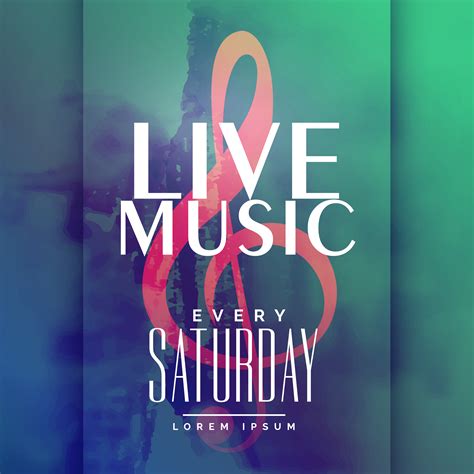 Live Music Poster Template