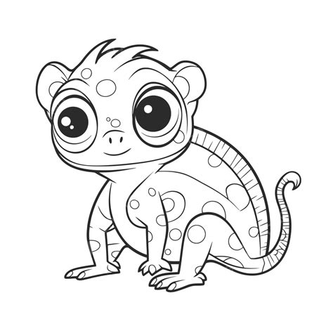 Lizard Coloring Page 6