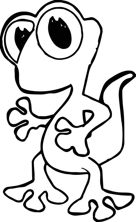 Lizard Coloring Page 9