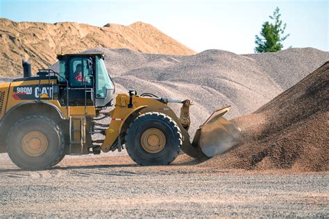 Loader operator at work