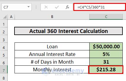 Loan Calculator Excel 360/365 Gallery 10