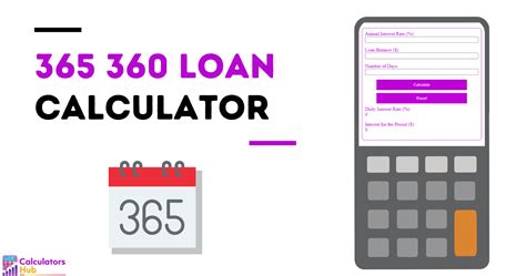 Loan Calculator Excel 360/365 Gallery 5