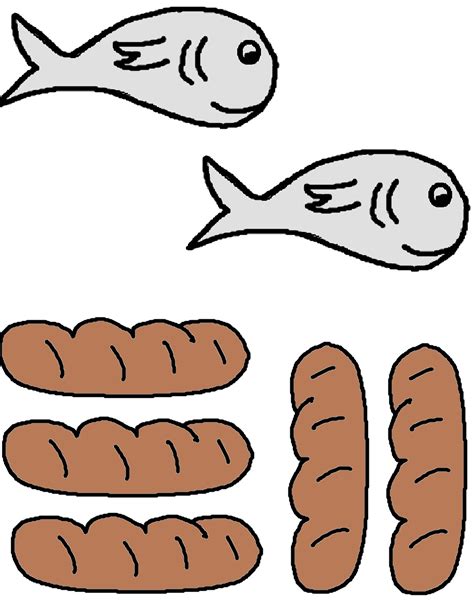 Loaves and Fishes Template