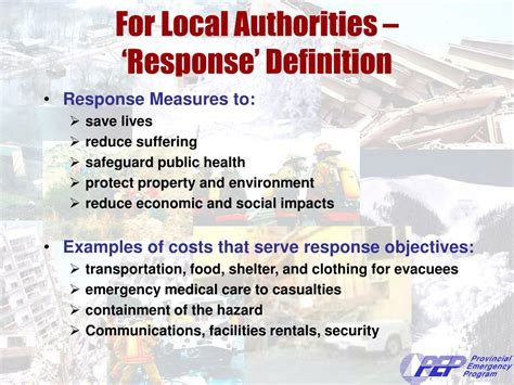 Local Authorities Response