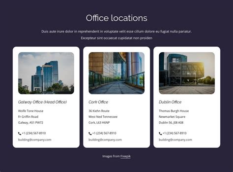 Local Office Template for Temporary ID