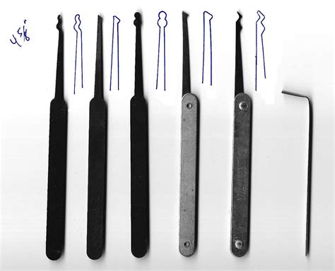 lock pick set template