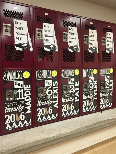 Locker Sign Ideas