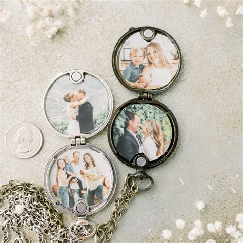 Locket Picture Templates with Photos