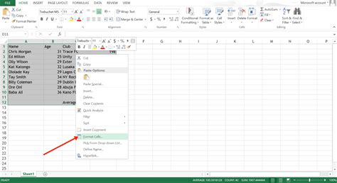 Locking Cells in Excel Using Lock Cell Feature