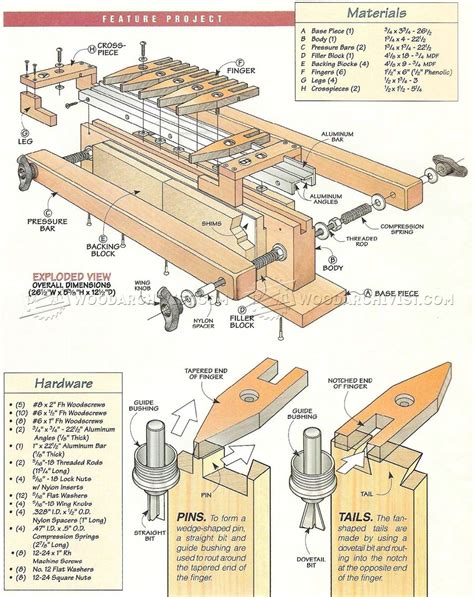 Log Dovetail Jig Template Image 1