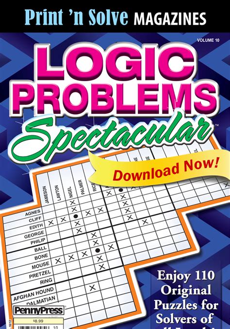 Logic Grid Puzzle Magazines