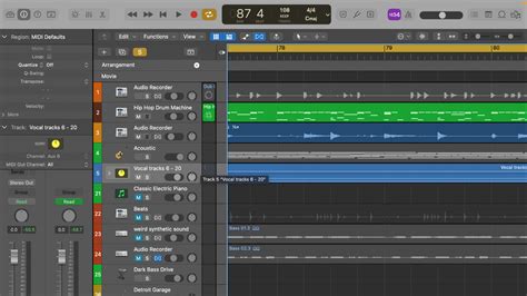 Logic Pro X Melody and Harmony