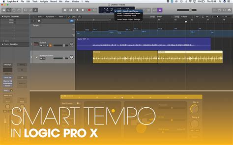 Logic Pro X Tempo and Time Signature