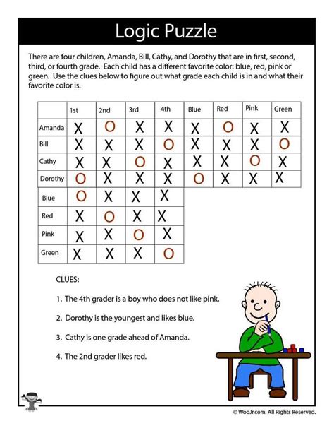 Logic Puzzle Solutions