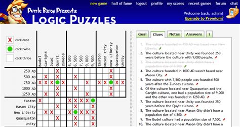 Logic Puzzle Websites