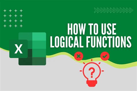 Logical and conditional formulas in Excel